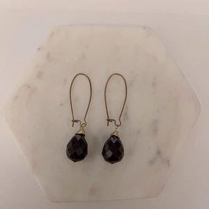 Anthropology dangle stone earrings